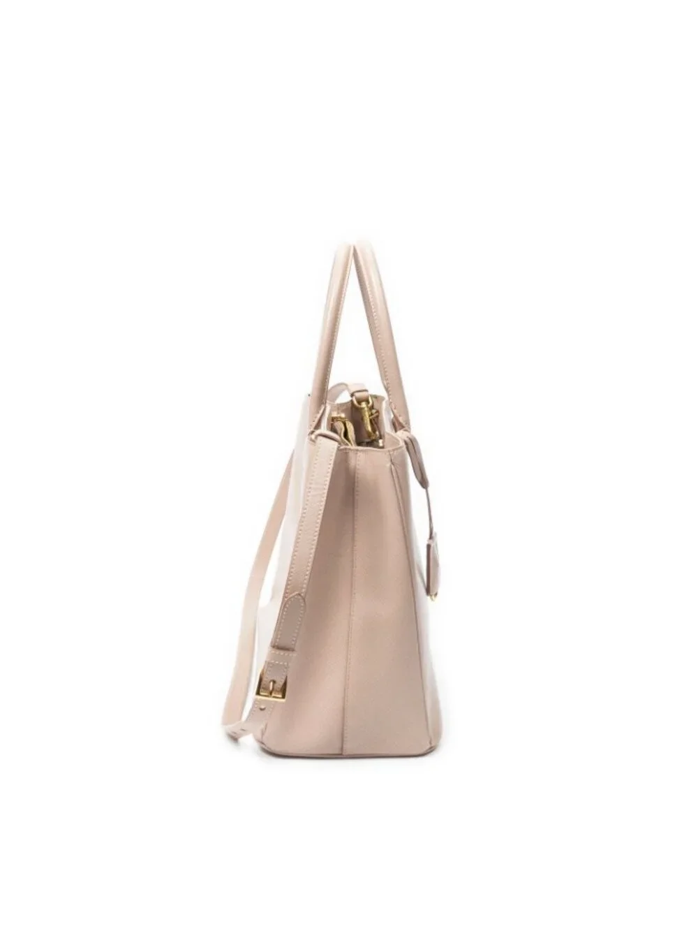 Prada Executive Tote Pink Saffiano Leather
